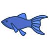 Black Molly Fish icon