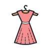 Kleid von hinten icon