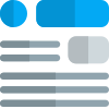 Required engineering items layout with drawing template icon