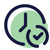 Clock Checked icon