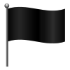 schwarze Flagge icon