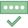 Código PIN correcto icon