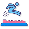 Salto in lungo icon