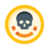 Pirate coin icon