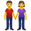 手をつなぐ女性と男性 icon
