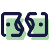 geteiltes Geld icon