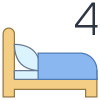 Quatro camas icon