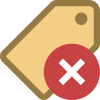Remover etiqueta icon