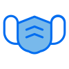 внешняя-facemask-здоровый-медик-creatype-синий-поле-colorcreatype icon