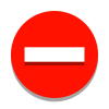 No Entry icon