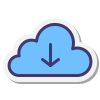 Télécharger depuis le Cloud icon
