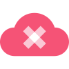 Cloud barré icon