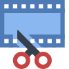 Trimming video icon