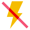 Flash desligado icon