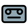 Audio tape with less bitrate recording and outdated system icon