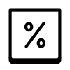 Percentuale 2 icon