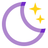 Luna luminosa icon