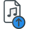 Upload Music icon