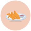 Pollo fritto icon