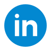 LinkedIn 圆圈 icon