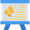 presentation board icon