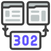 Redirect 302 icon