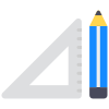 Ruler And Pencil icon