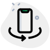 Flip smartphone to switch between primary to seconda icon