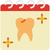 appuntamento-esterno-odontoiatria-prettycons-flat-prettycons-1 icon