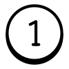 Eingekreiste 1 C icon
