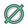 Null-Symbol icon