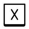 X-Koordinate icon