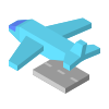 Flugzeug Abflug icon