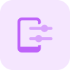 Android Cell phone internal settings toggle switches icon