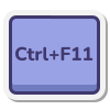 Ctrl + F11 icon