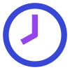 Clock eight icon