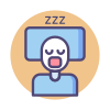 Sleeping icon