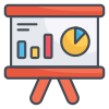 Marketing  presentation icon