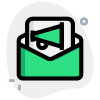 Annoucment or ads on junk mail list icon