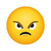 emoji de cara brava icon