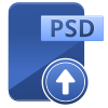 Upload PSD File icon