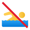 Proibido nadar icon