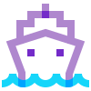 Wassertransportweg icon