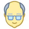 Old Man Smiling icon