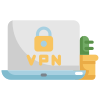 外部 VPN 工作从家庭 konkapp-flat-konkapp icon