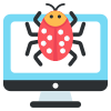 computer bug icon