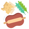 Pizza Dough And Cheese icon