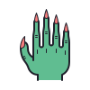 gruselige Hand icon
