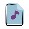 Fichier audio icon