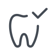 vérification des dents icon